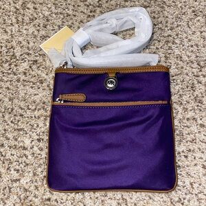 NWT Michael Kors Purple Crossbody Purse